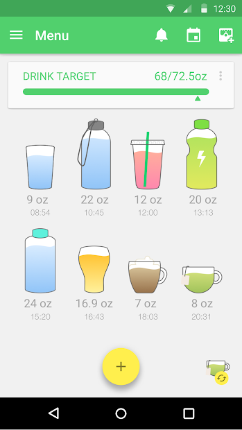 Screenshots Water Drink Reminder: Nhắc uống nước, hẹn giờ uống nước