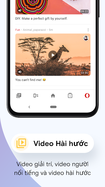 Screenshots Trình duyệt web Opera Mini: An toàn, bảo mật