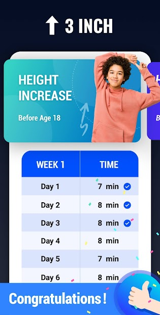 Screenshots Tăng Chiều Cao - Thể Dục Tăng Chiều Cao, Cao Hơn