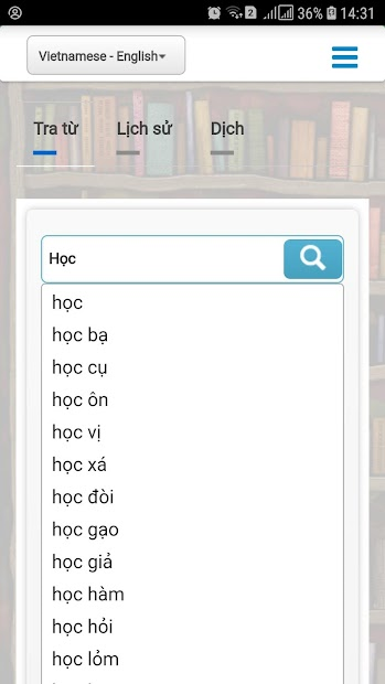 Screenshots Từ điển Vdict: Anh Việt - Tra cứu từ điển giữa Việt và Anh