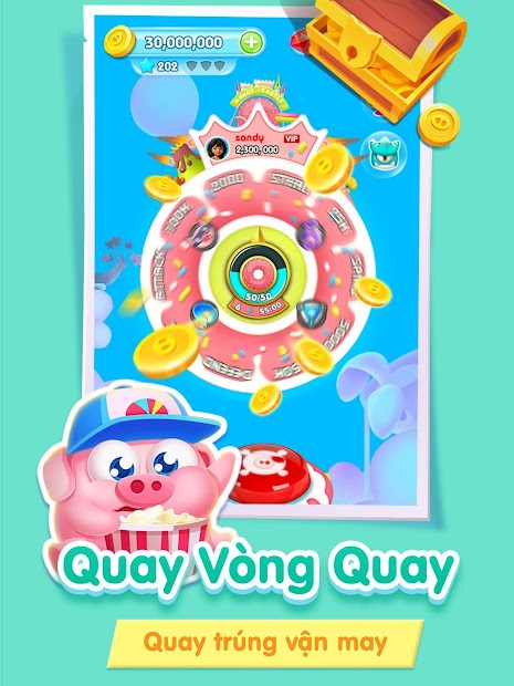 Ảnh chụp màn hình Pig is here - game xây đảo heo con | trò chơi vui vẻ