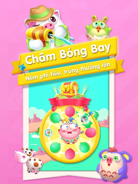 Screenshots Heo đến rồi - Trò chơi heo con xây đảo | Game giải trí hay