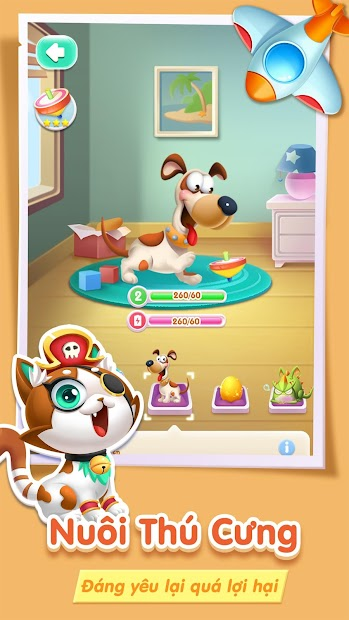 Screenshots Heo đến rồi - Trò chơi heo con xây đảo | Game giải trí hay