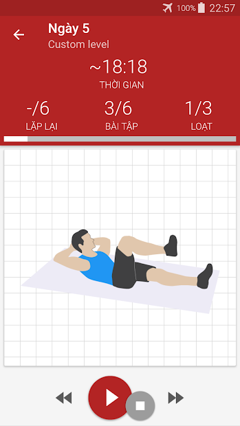 Screenshots Tập thể dục bụng hàng ngày