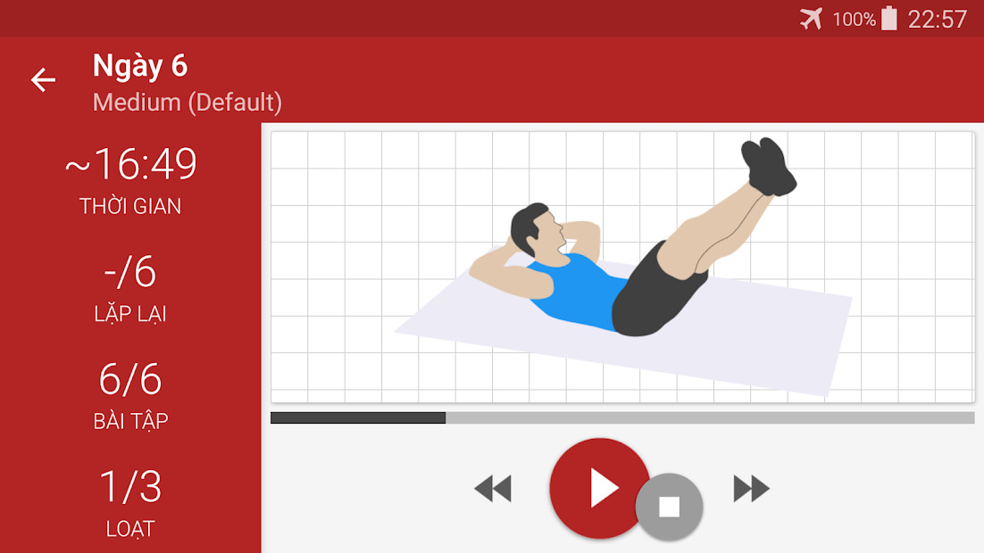 Screenshots Tập thể dục bụng hàng ngày