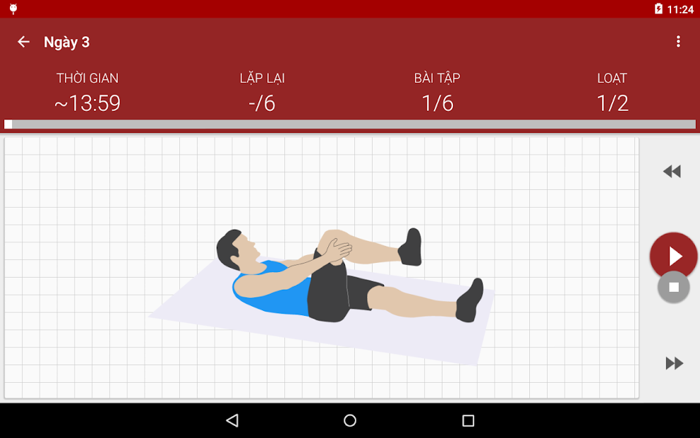 Screenshots Tập thể dục bụng hàng ngày