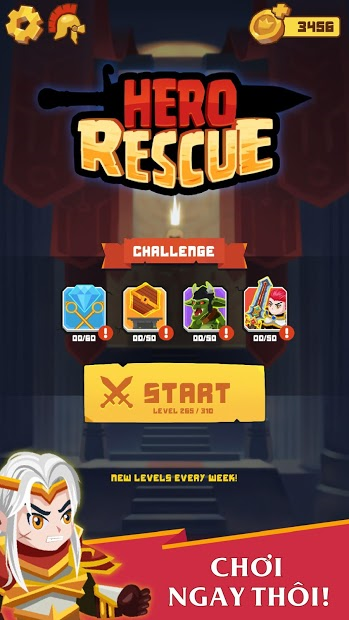 Tải Game Hero Rescue: Giải Đố Cứu Công Chúa | Hướng Dẫn Cách Chơi