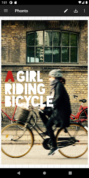 Screenshots Phonto - Text on Photos: Chèn văn bản vào hình ảnh