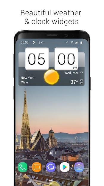 Screenshots Sense Flip Clock & Weather - Đồng hồ lật và dự báo thời tiết chi tiết trong 7 ngày