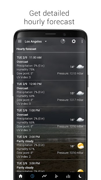 Screenshots Sense Flip Clock & Weather - Đồng hồ lật và dự báo thời tiết chi tiết trong 7 ngày