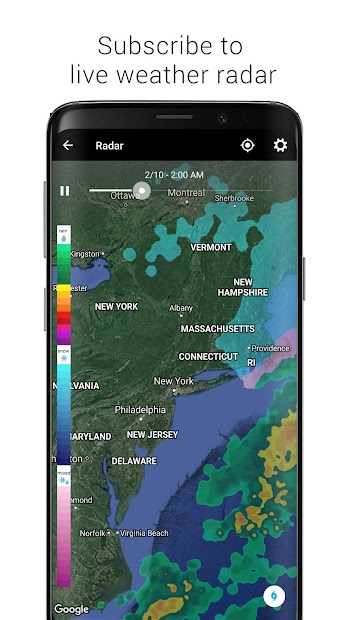 Screenshots Sense Flip Clock & Weather - Đồng hồ lật và dự báo thời tiết chi tiết trong 7 ngày