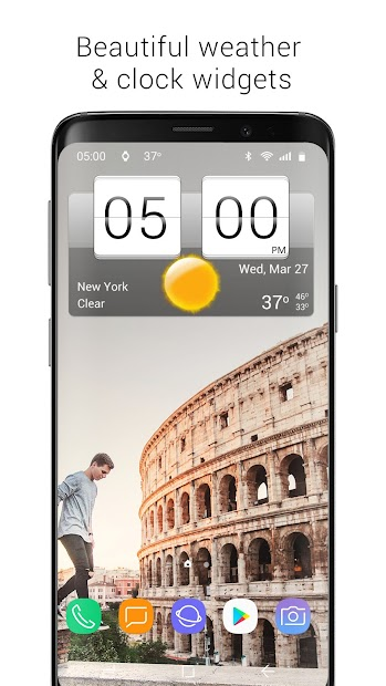 Screenshots Sense Flip Clock & Weather - Đồng hồ lật và dự báo thời tiết chi tiết trong 7 ngày