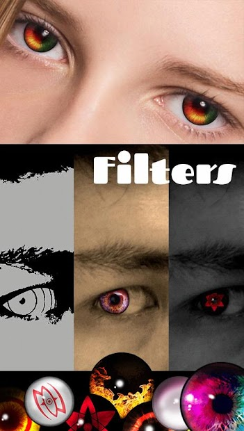 Screenshots Sharingan - Eyes And Hair Color Changer: Thay đổi màu mắt và tóc của bạn đơn giản