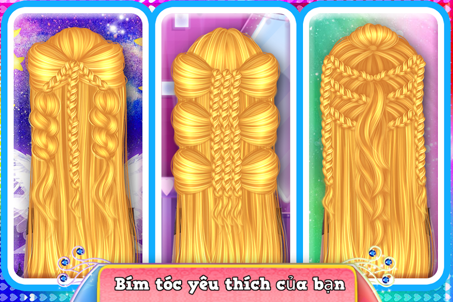 Screenshots School Girls Hair Dress Up Salon - Chuyên viên: Tạo kiểu tóc cho búp bê