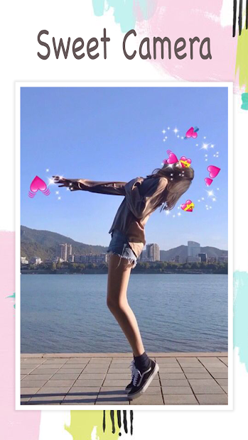 Screenshots Live face sticker sweet camera: Chụp và chỉnh sửa hình ảnh của bạn