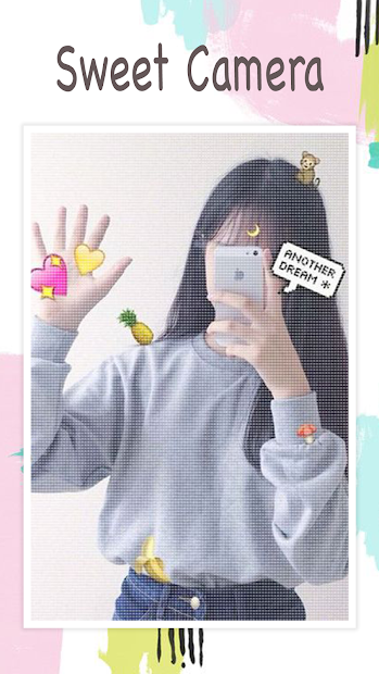 Screenshots Live face sticker sweet camera: Chụp và chỉnh sửa hình ảnh của bạn