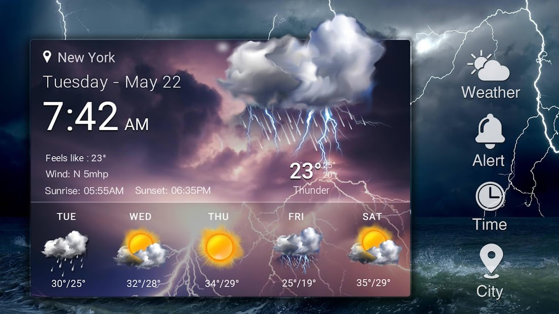 Screenshots Local Weather Forecast & Radar - Dự báo thời tiết hôm nay, 7 ngày tới