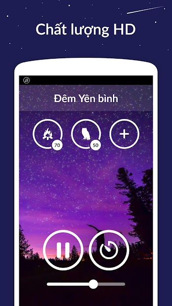Screenshots Sleep Sounds: Âm thanh tiếng mưa, nước chảy giúp ngủ ngon, dễ ngủ