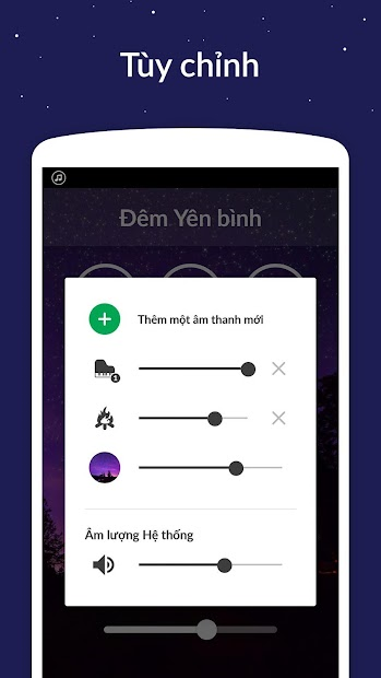 Screenshots Sleep Sounds: Âm thanh tiếng mưa, nước chảy giúp ngủ ngon, dễ ngủ