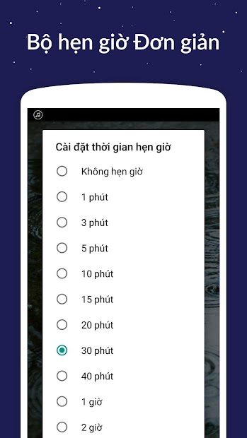 Screenshots Sleep Sounds: Âm thanh tiếng mưa, nước chảy giúp ngủ ngon, dễ ngủ