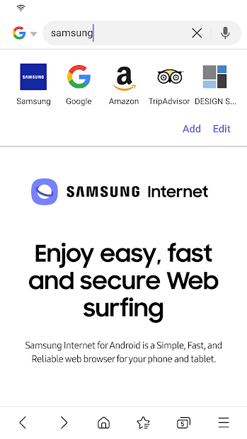 Ảnh chụp màn hình Samsung Internet Browser - Chặn quảng cáo, đặt mật khẩu trình duyệt