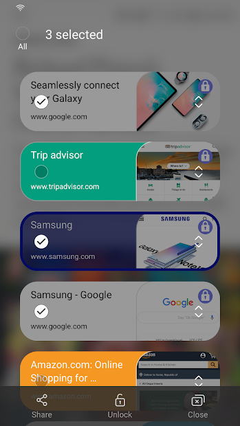 Screenshots Samsung Internet Browser - Chặn quảng cáo, đặt mật khẩu trình duyệt