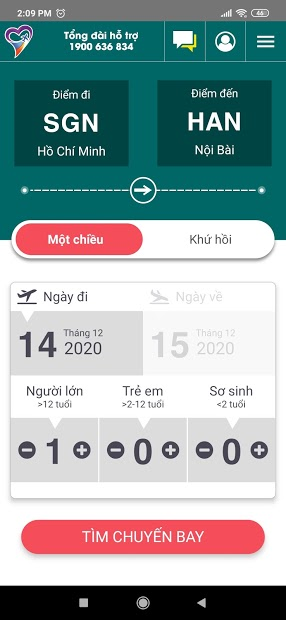 Screenshots Săn Vé Giá Rẻ - Ứng Dụng Đặt Vé Máy Bay Bamboo