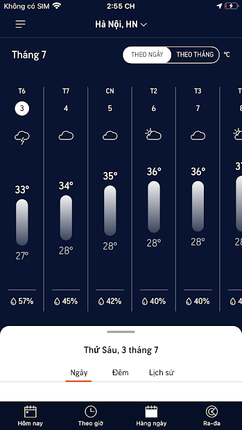 Screenshots AccuWeather - Dự báo thời tiết