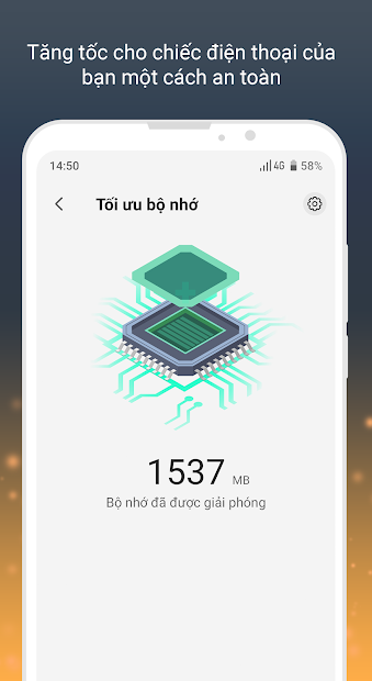 Screenshots VinSmart Chăm sóc Thiết bị: Ứng dụng chăm sóc thiết bị điện thoại của VinSmart
