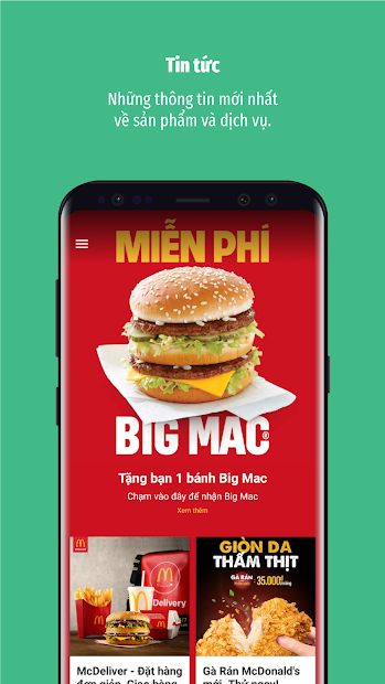 Screenshots McDonald's - Nhận khuyến mãi, gọi món nhanh chóng tại McDonald's