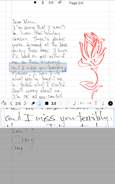 Screenshots INKredible - Handwriting Note: Ứng dụng ghi chú viết tay