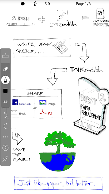 Screenshots INKredible - Handwriting Note: Ứng dụng ghi chú viết tay
