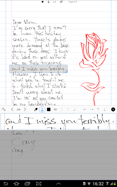 Screenshots INKredible - Handwriting Note: Ứng dụng ghi chú viết tay