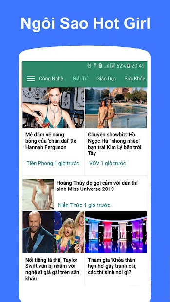 Screenshots Báo mới 24h: Ứng dụng đọc báo, cập nhật tin tức mới nhất