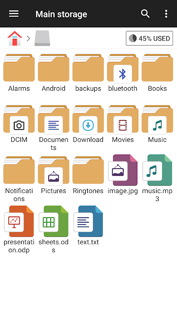 Ảnh chụp màn hình Trình quản lý tệp: Quản lý tệp, tệp điện thoại Android