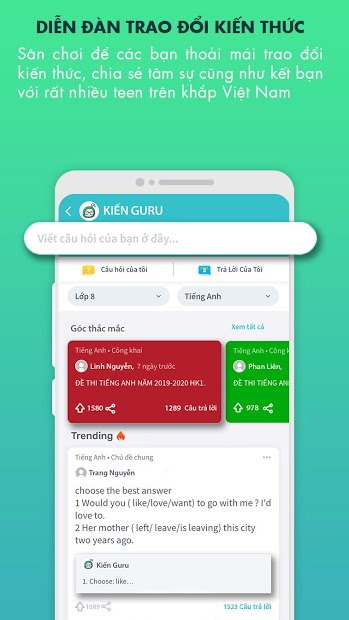 Screenshots Kiến Guru - Ứng dụng tự học tại nhà lớp 1 - 12
