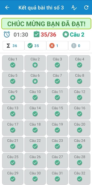 Screenshots Ôn thi giấy phép lái xe GPLX - Ôn thi bằng lái xe máy, xe ô tô