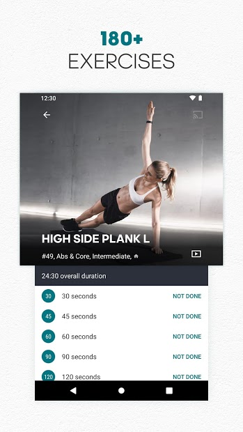 Screenshots adidas Training by Runtastic - Theo dõi quá trình tập luyện thể hình
