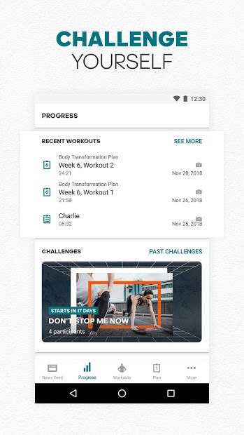 Screenshots adidas Training by Runtastic - Theo dõi quá trình tập luyện thể hình