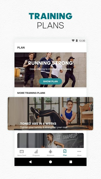 Screenshots adidas Training by Runtastic - Theo dõi quá trình tập luyện thể hình