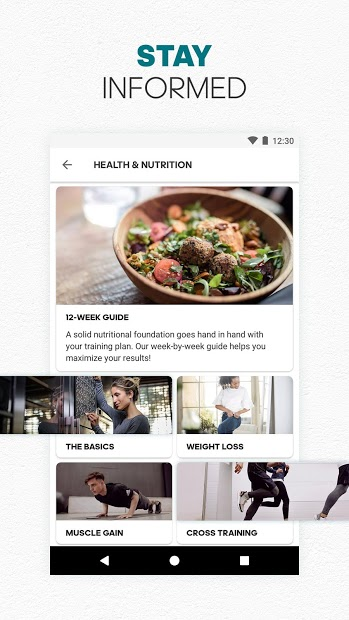Screenshots adidas Training by Runtastic - Theo dõi quá trình tập luyện thể hình