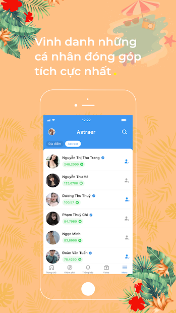 Screenshots Astra - Mạng xã hội du lịch