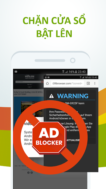 Screenshots Free Adblocker Browser: Trình duyệt web chặn quảng cáo