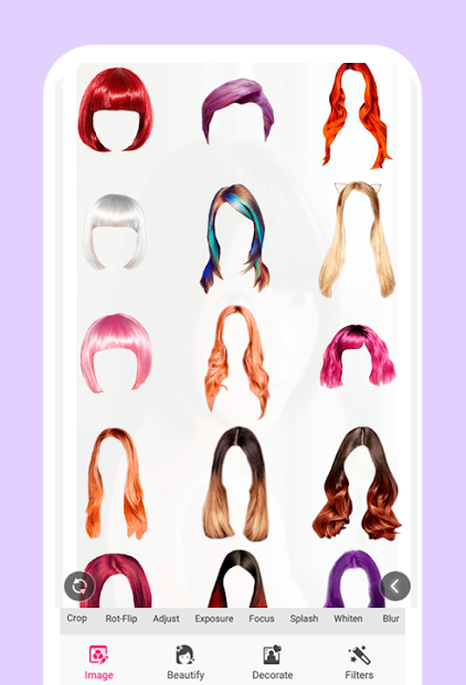 Screenshots Women Hairstyles - Tổng hợp nhiều kiểu tóc nữ mới nhất