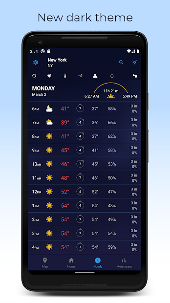 Screenshots Foreca Weather - Dự báo thời tiết theo bản đồ nhiệt chi tiết