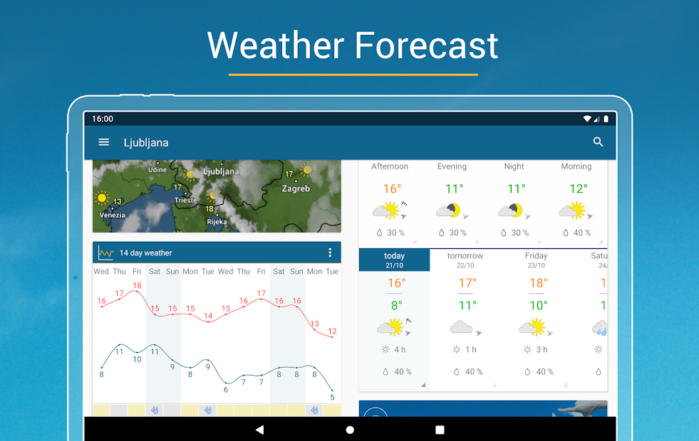 Screenshots Weather & Radar USA - Dự báo thời tiết hôm nay, 14 ngày tới