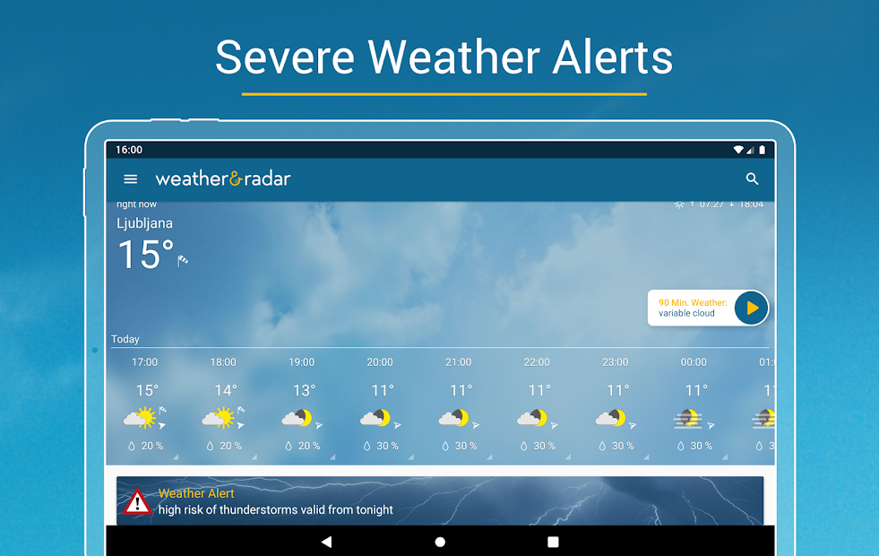 Screenshots Weather & Radar USA - Dự báo thời tiết hôm nay, 14 ngày tới