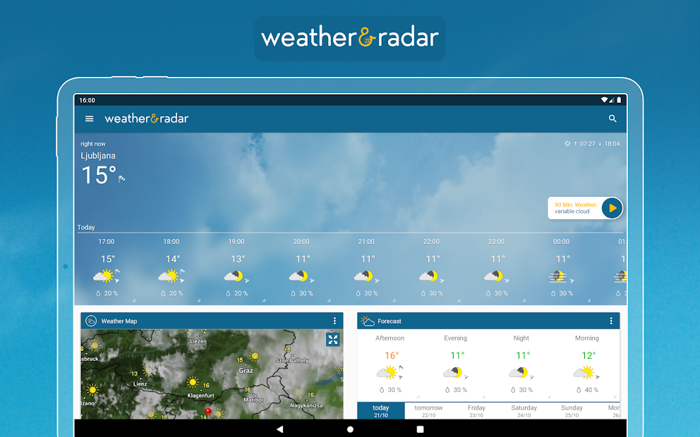 Screenshots Weather & Radar USA - Dự báo thời tiết hôm nay, 14 ngày tới