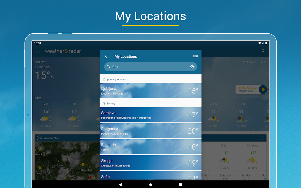 Screenshots Weather & Radar USA - Dự báo thời tiết hôm nay, 14 ngày tới