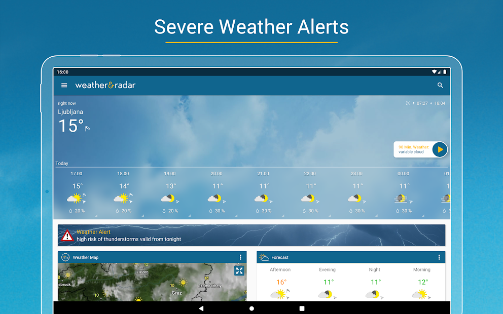 Screenshots Weather & Radar USA - Dự báo thời tiết hôm nay, 14 ngày tới